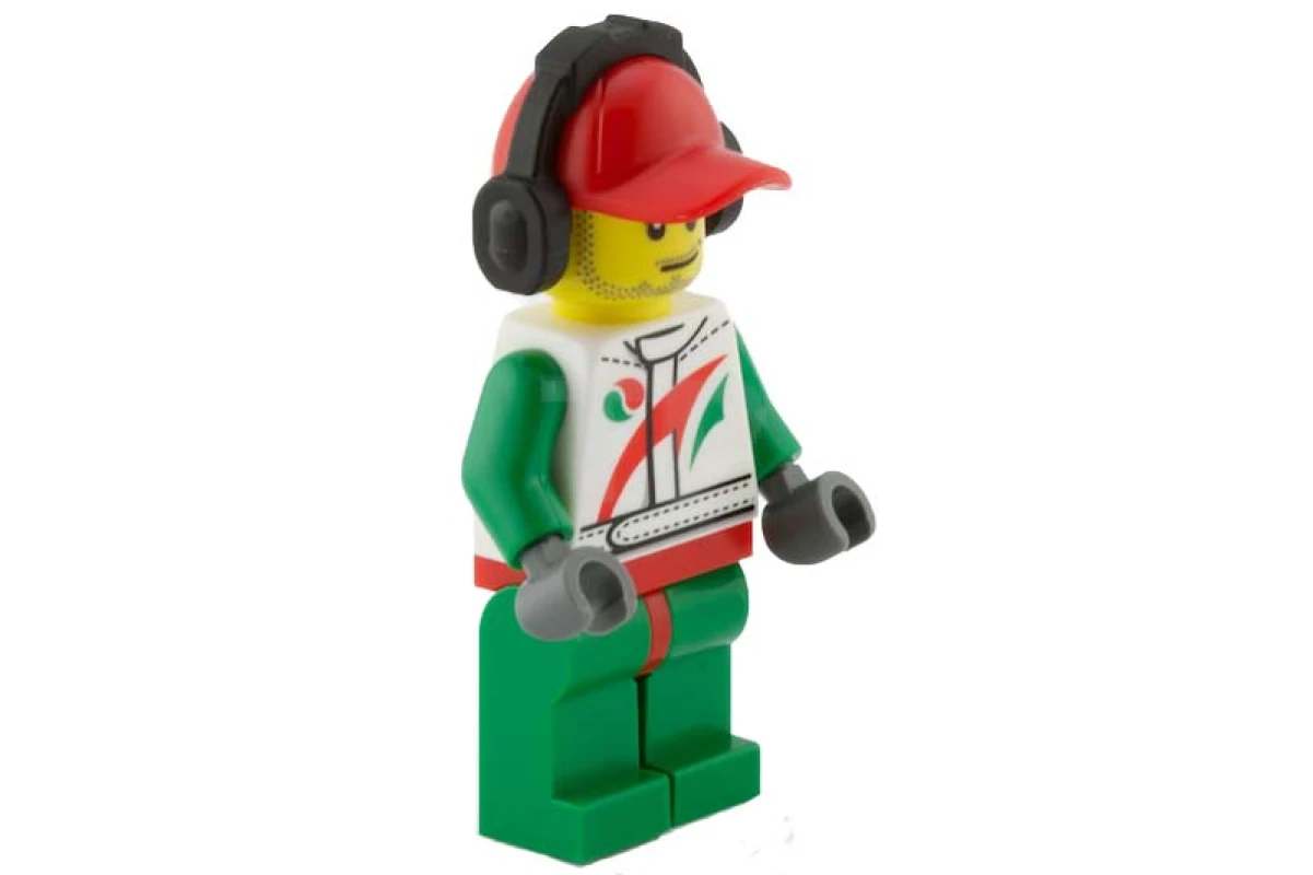 LEGO&reg; cty0391 Race Car Mechanic with Headphones