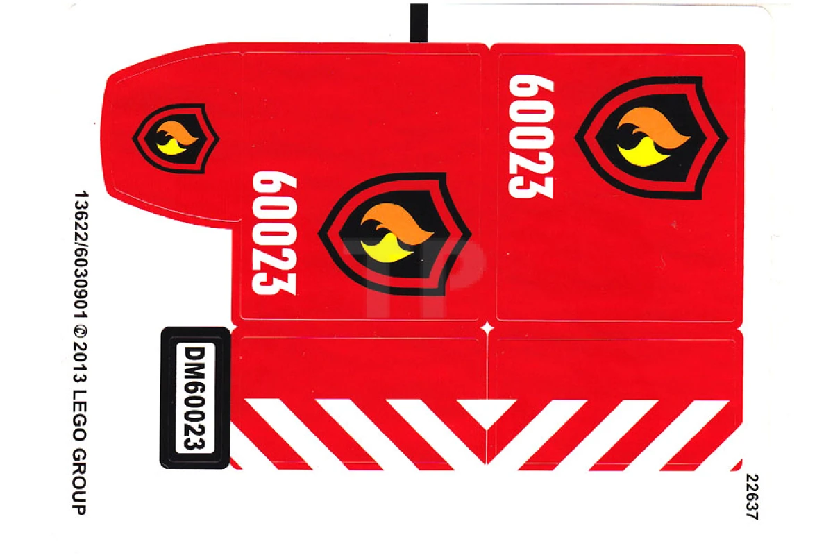 LEGO&reg; 6030901 - Sticker for Set 60023 - Sheet 1