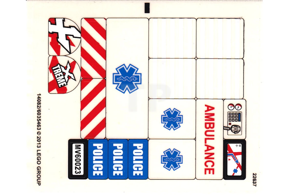 LEGO&reg; 6035463 - Sticker 2 Set 60023