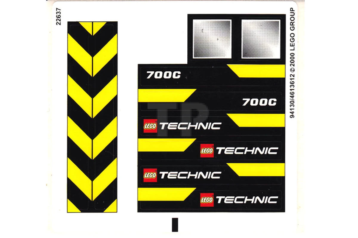 LEGO&reg; 4613612 - Sticker for Set 8069