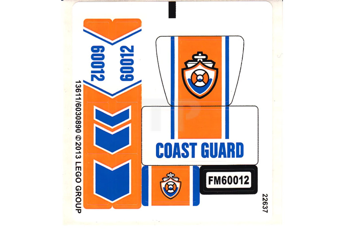 LEGO&reg; 6030890 - Sticker for Set 60012