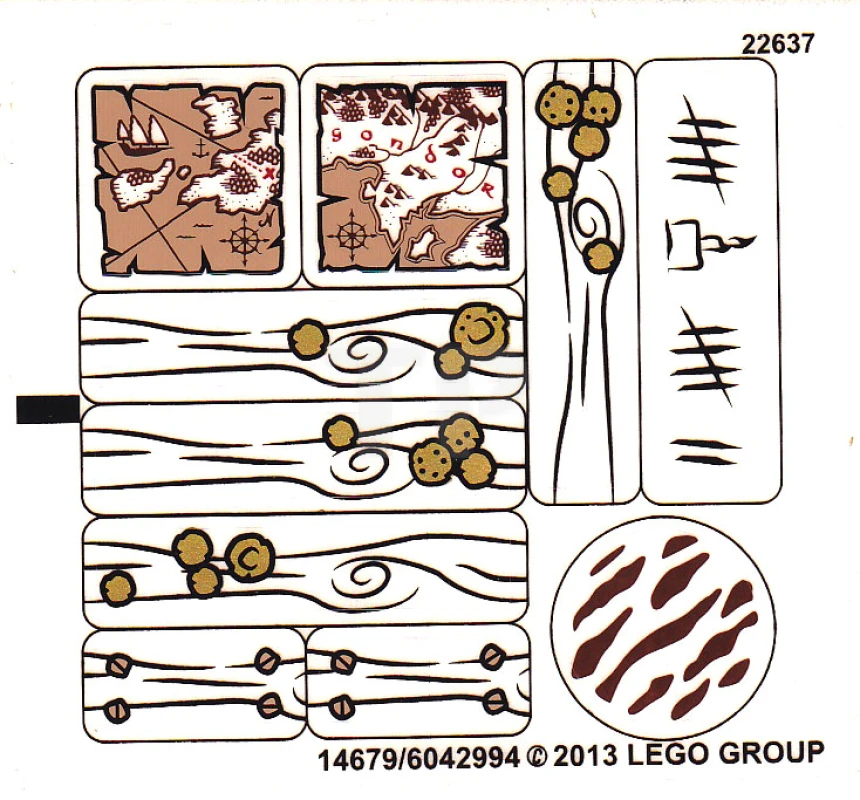 LEGO&reg; 6042994 - Sticker for Set 79008