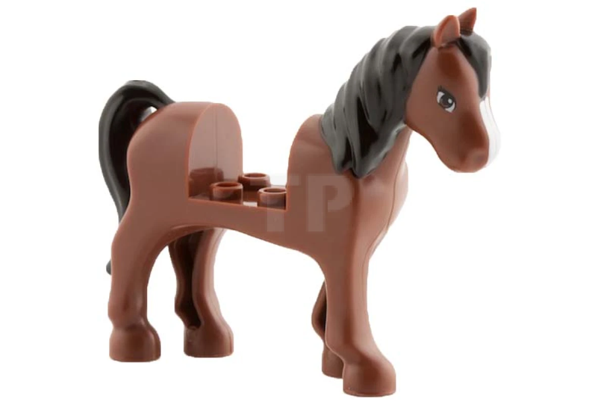 LEGO&reg; 6091695 - 93083c01pb03 - Horse with 2 x 2 Cutout