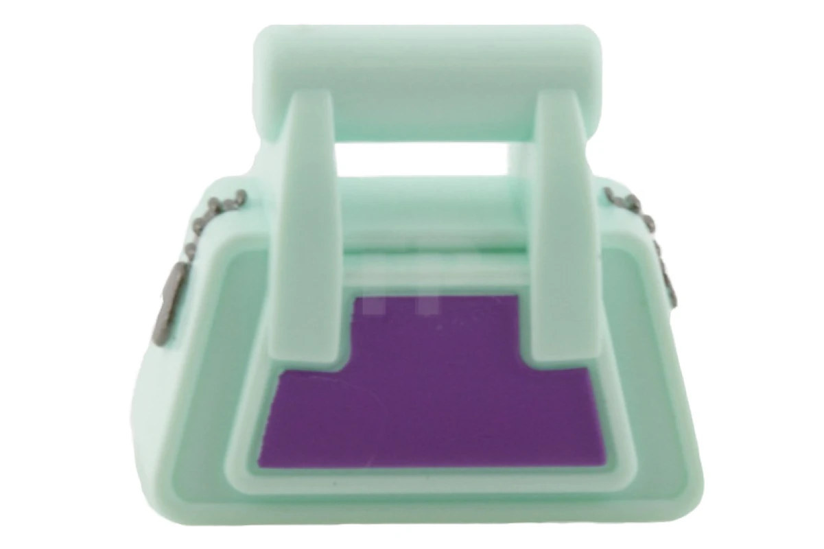 LEGO&reg; 6016766 - 93091pb01 - Friends Accessories Handbag with Zipper and Dark Purple Side Pattern