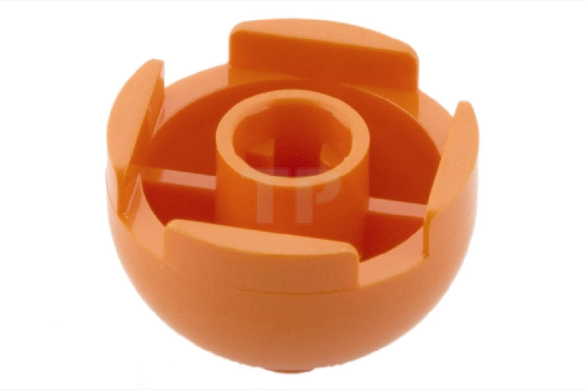 LEGO&reg; 6472019 - 553 - Brick, Round 2 x 2 Dome Top,  with Bottom Axle Holder