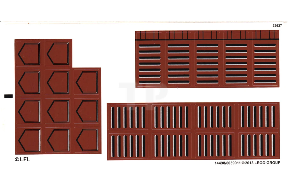 LEGO&reg; 6039911 - Sticker for Set 75020