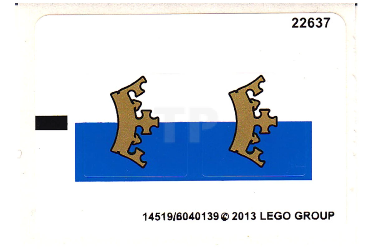 LEGO&reg; 6040139 - Autocollant pour l'ensemble 70402