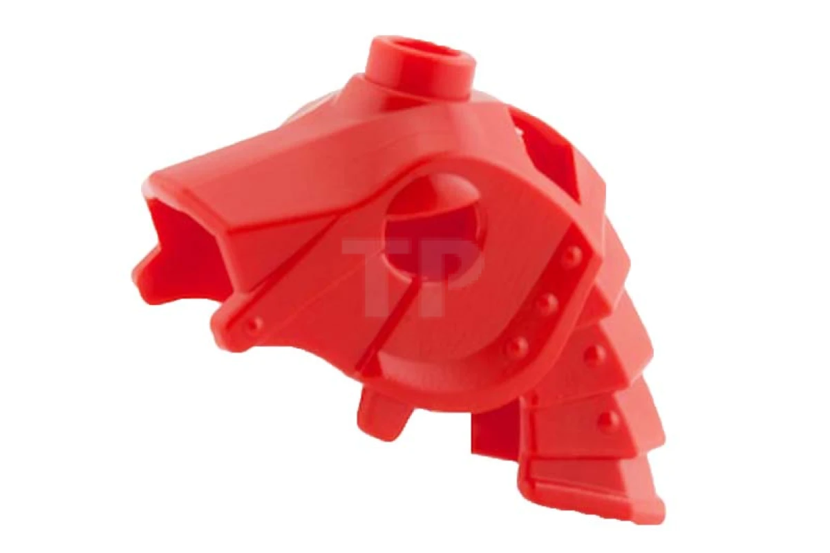 LEGO&reg; 6037618 - 13745 - Horse Battle Helmet, Stud on Top and 4 Neck Plates (Unicorn)