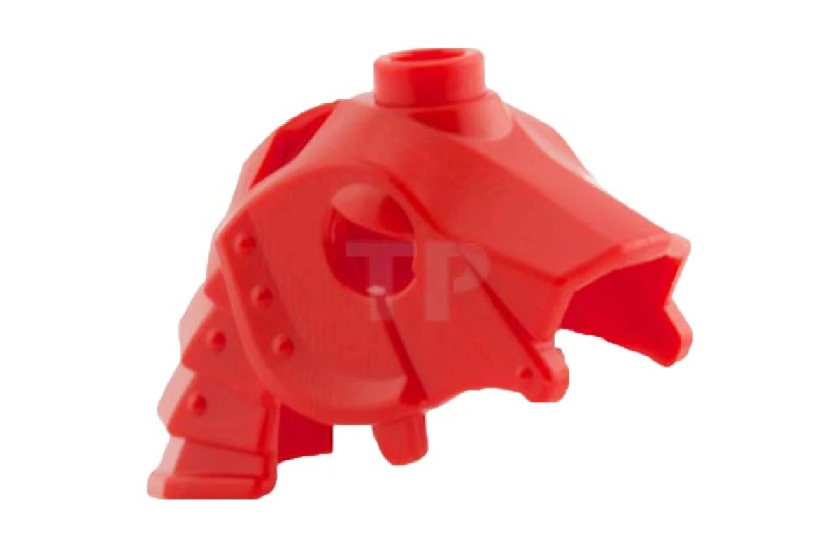 LEGO&reg; 6037618 - 13745 - Horse Battle Helmet, Stud on Top and 4 Neck Plates (Unicorn)