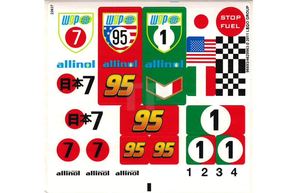 LEGO&reg; 4629963 - Sticker for Set 8679