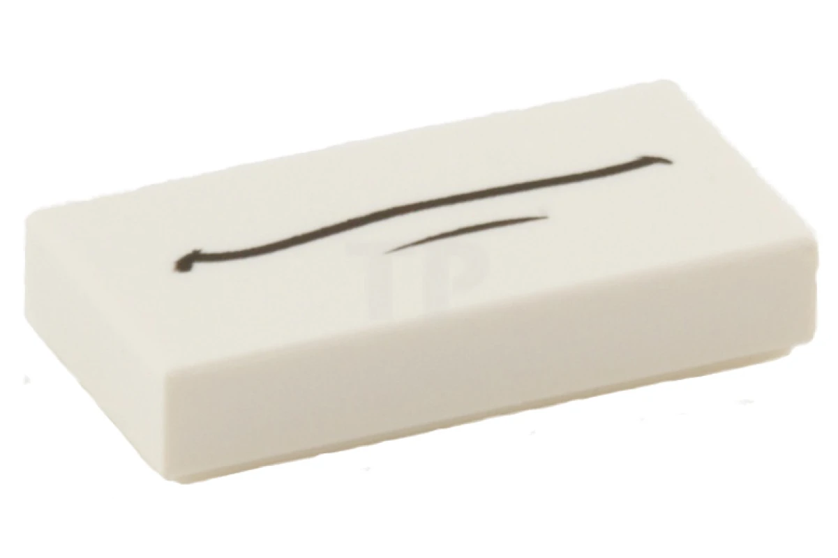 LEGO&reg; 4622534 - 3069pb0168 - Piastrelle 1 x 2 con motivo a bocca (Shu Todoroki)