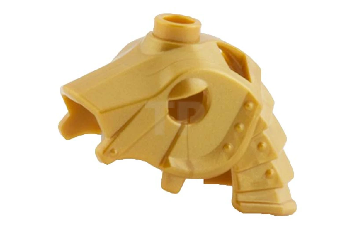 LEGO&reg; 6039603 - 13745 - Horse Battle Helmet, Stud on Top and 4 Neck Plates (Unicorn)