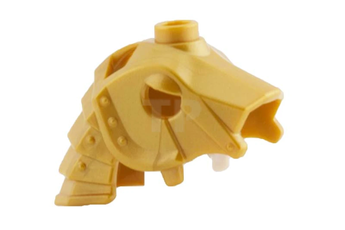 LEGO&reg; 6039603 - 13745 - Horse Battle Helmet, Stud on Top and 4 Neck Plates (Unicorn)