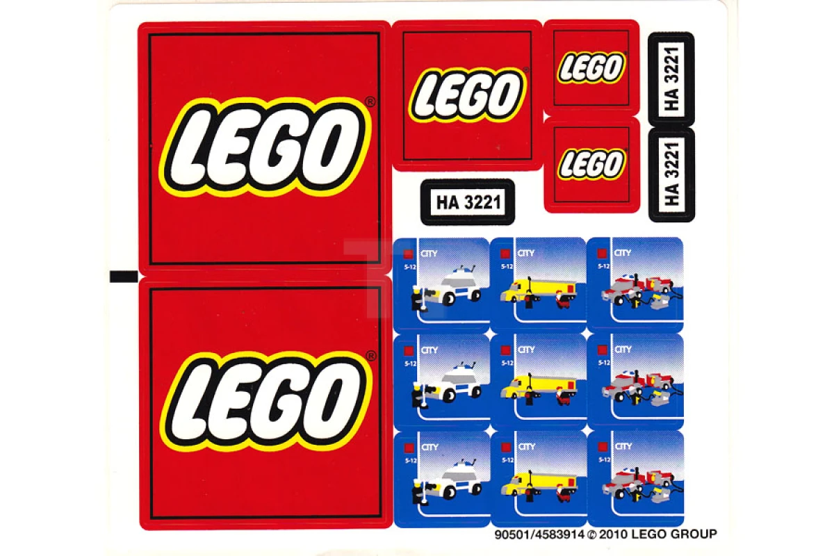 LEGO&reg; 4583914 - Aufkleber für Set 3221