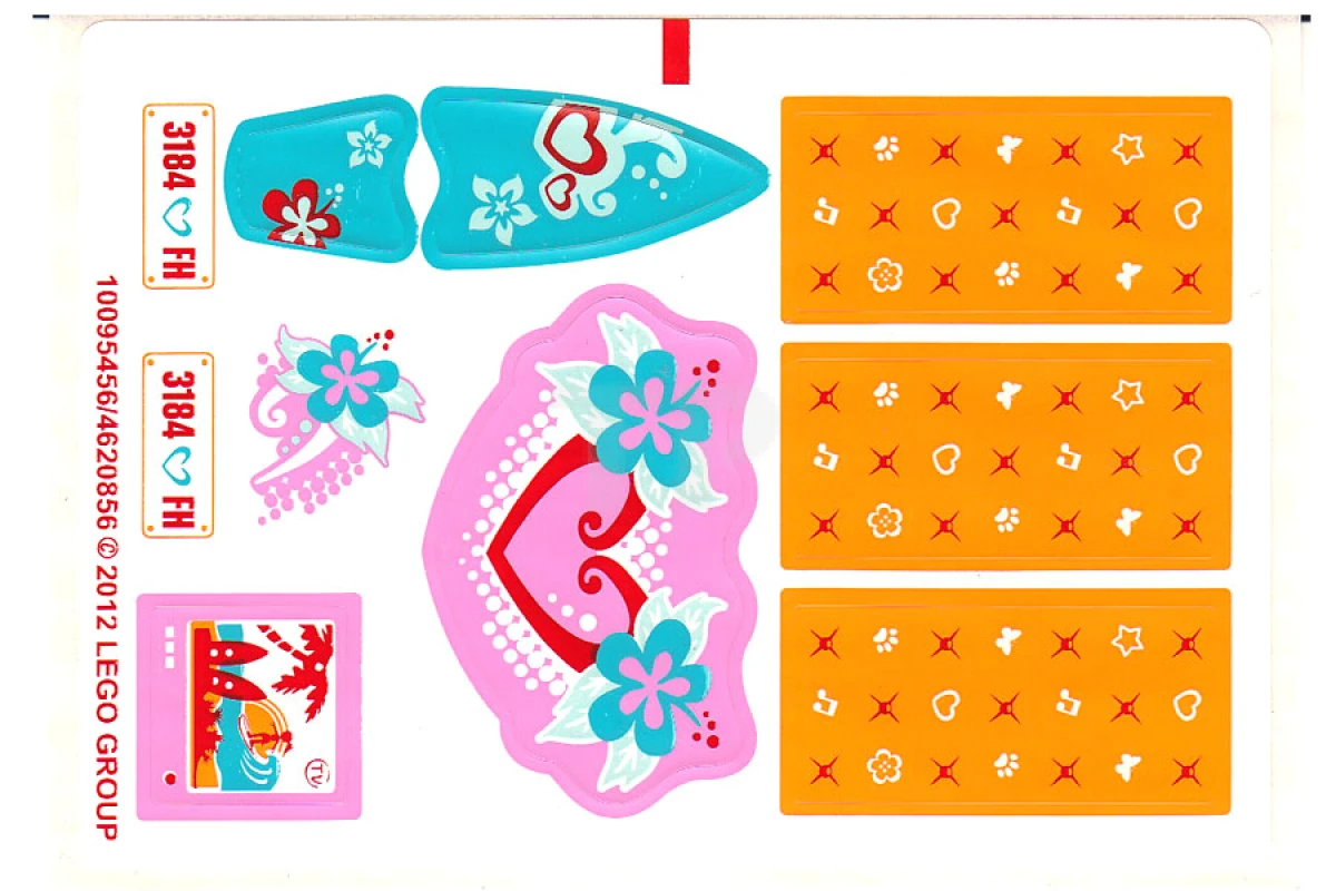 LEGO&reg; 4620856 - Sticker for Set 3184