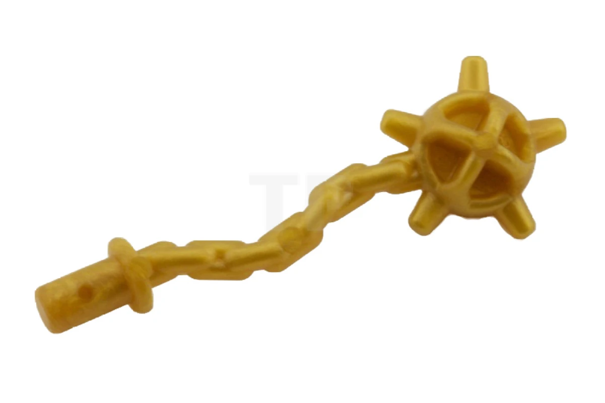 LEGO&reg; 4612888 - 93787 - Minifig, Weapon Spiked Flail - Flexible Rubber