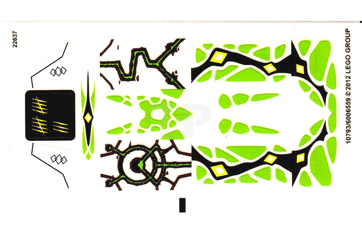 LEGO&reg; 6006559 - Autocollant pour l'ensemble 9450