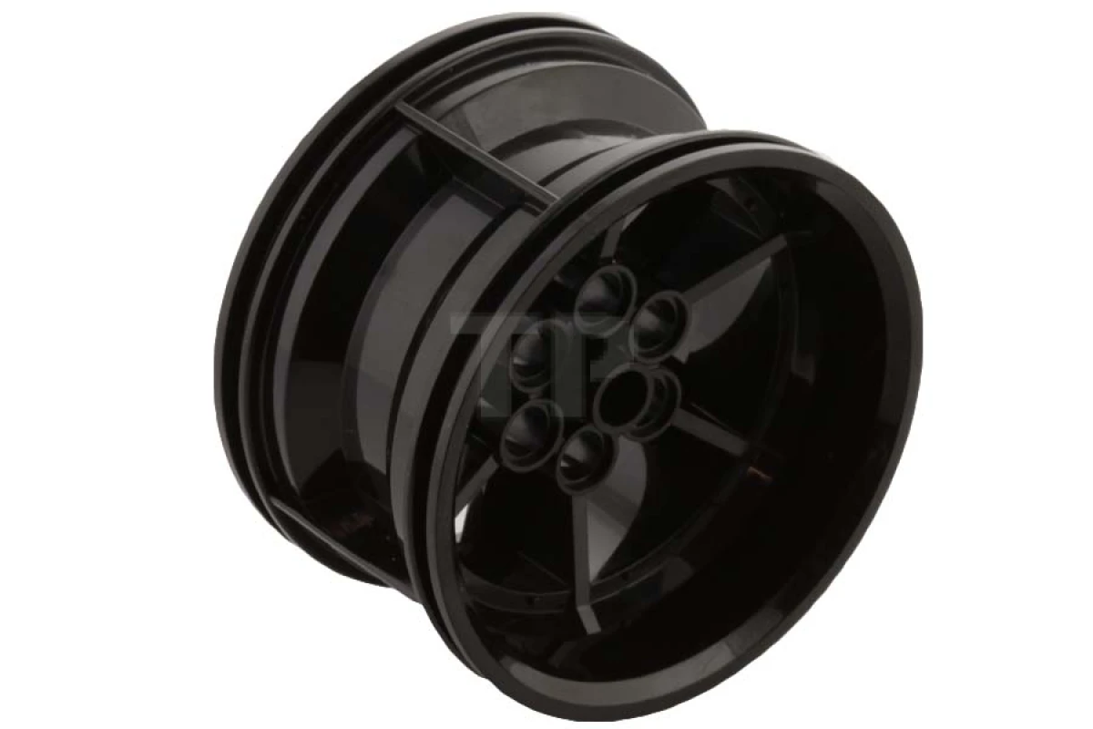 LEGO&reg; 6062522 - 15038pb01 - Wheel 56mm D. x 34mm Technic Racing Medium, 6 Pin Holes with White Rim Edge Pattern