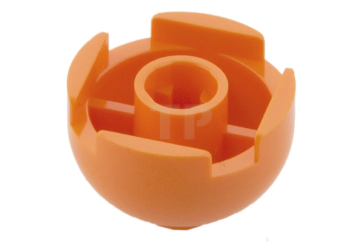 LEGO&reg; 553 - 6472019 - Brick, Round 2 x 2 Dome Top, with Bottom Axle Holder