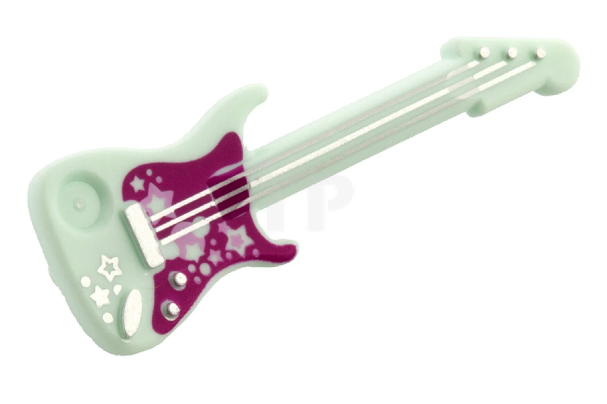 LEGO&reg; 6018580 - 11640pb01 - Guitare électrique avec motif d'étoiles