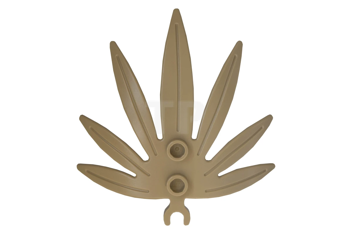 LEGO&reg; 6020157 - 10884 - Plant Leaves 6 x 5 Swordleaf with Clip (thick open O clip)