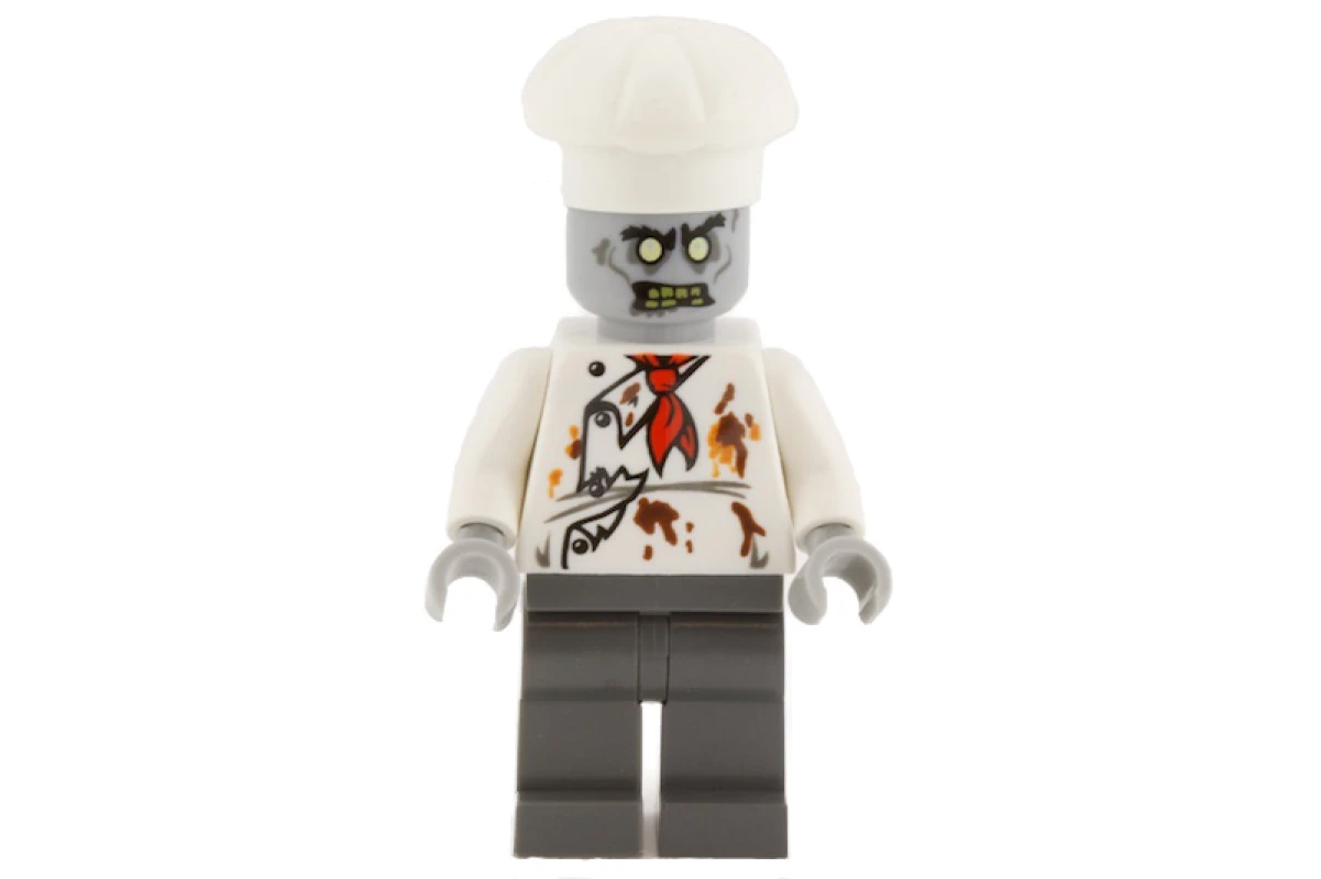 LEGO&reg; mof019 Chef zombie