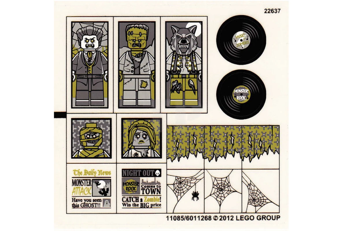 LEGO&reg; 6011268 - Sticker for Set 10228