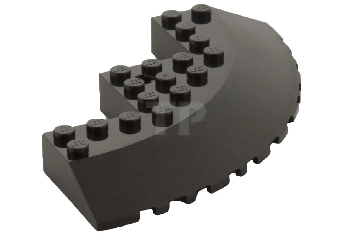 LEGO&reg; 6454174 - 58846 - Pendenza 33° 10 x 10 Angolo rotondo