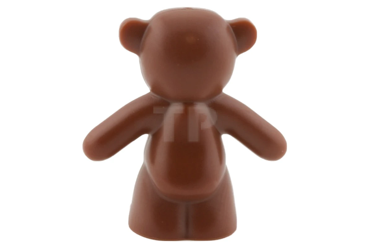 LEGO&reg; 6064432 - 98382pb004 - Teddy Bear - Arms Down with 1 Black Eye, Nose, Mouth, Crack and Wet Spot Pattern (Simpsons Bobo)