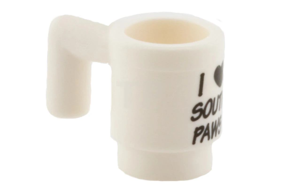 LEGO&reg; 6064740 - 3899pb005 - Minifig, Utensil Cup with Black 