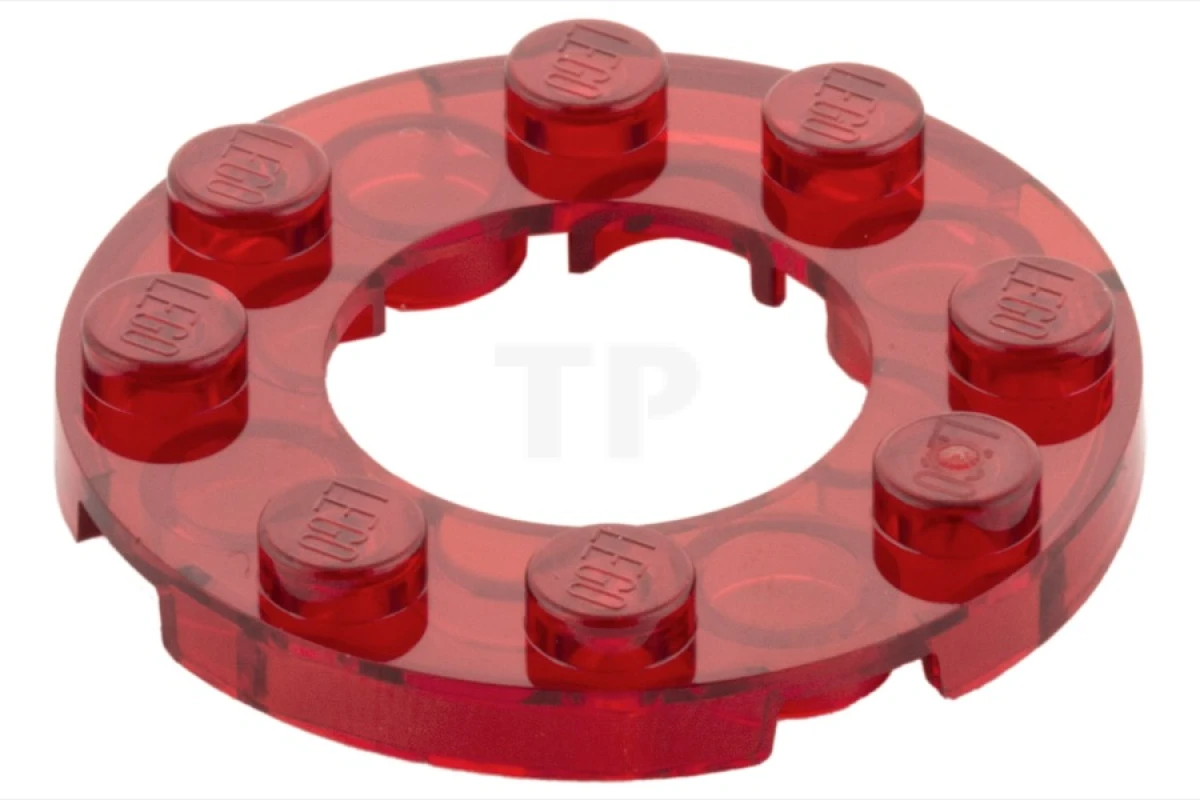 LEGO&reg; 6024294 - 11833 - Plate 4 x 4 Round with Hole