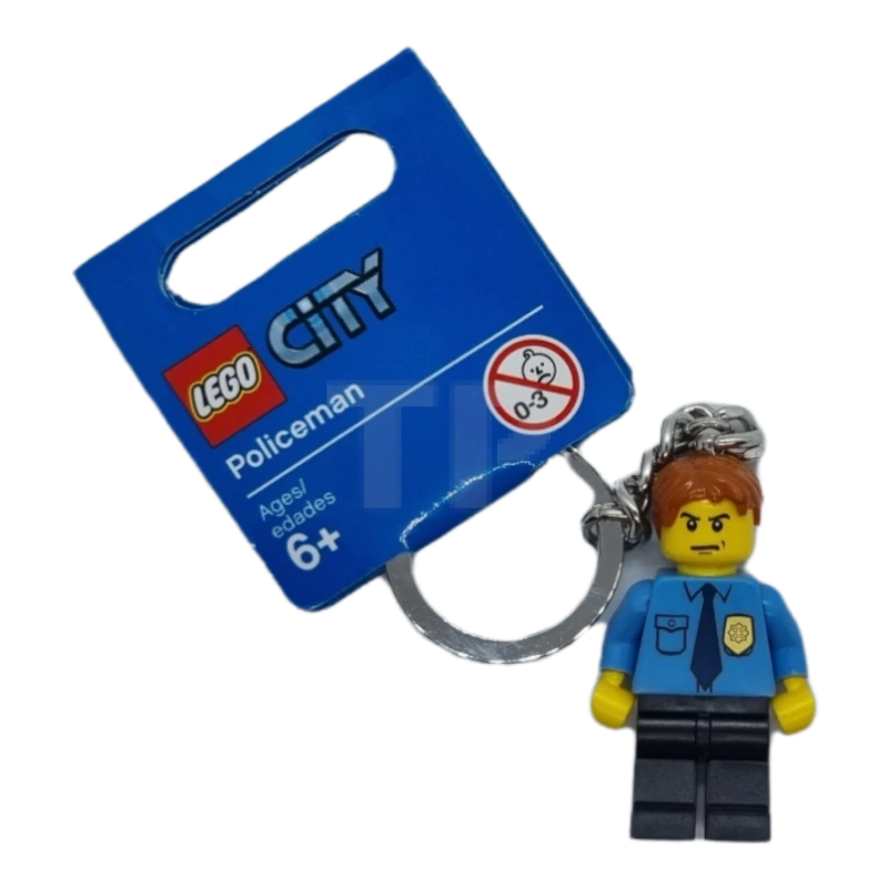 Porte-clés policier de la ville