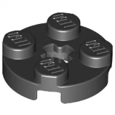 Plate 2 x 2 Round with Axle Hole