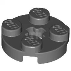 Plate 2 x 2 Round with Axle Hole
