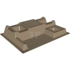 Baseplate, Raised 32 x 48 x 6 with Level Front