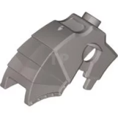 Horse Battle Helmet, Stud on Top and 3 Neck Plates (Unicorn)