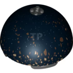 Cylinder Hemisphere 11 x 11, Studs on Top (Asteroid Field)
