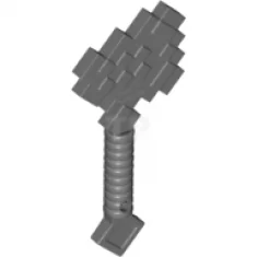 Minifiguur, gebruiksvoorwerp Bijl Blocky (Minecraft Bijl)