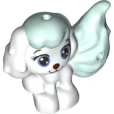 Dog Poodle with Pattern (Pumpkin)