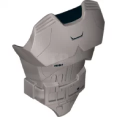 Large Figure Torso with SW Gray Armor Pattern (Captain Phasma)