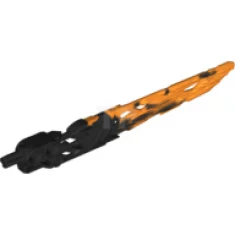 Bionicle Weapon Protector Schwert mit marmorierter orangefarbener Klinge