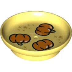 DUPLO Dish with Pumpkins Pattern