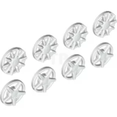 Wheel Cover 5 Spoke and 10 Spoke for Wheel 18976, 8 in Bag - 4 of Each (Multipack)