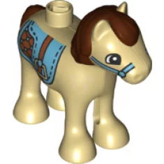 DUPLO Horse / Pony with Saddle Pattern