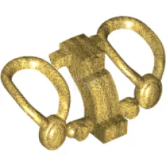 Mini Doll, Necklace Amulet, 2 on Sprue