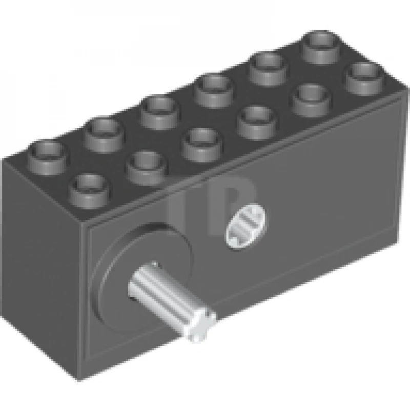 LEGO&reg; 42073c02 - 4503012 - Windup Motor 2 x 6 x 2 1/3 with Raised Shaft Base - Long Axle (Sports)