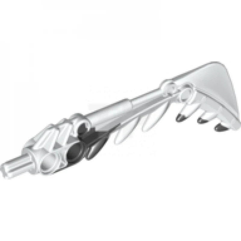 LEGO&reg; 4508688 - 57566pb01 - Bionicle Weapon Sword with Teeth, Marbled Black Pattern (Épée d'arme à dents, motif noir marbré)