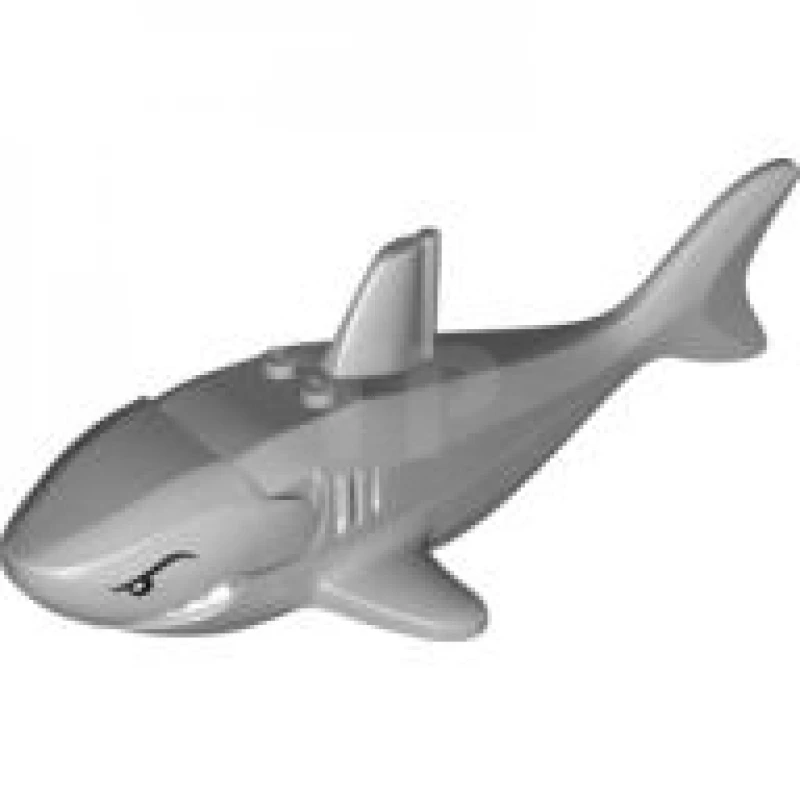 LEGO&reg; 4530672 - 62605pb01c01 - Requin avec des branchies et des dents blanches (Assemblage complet).