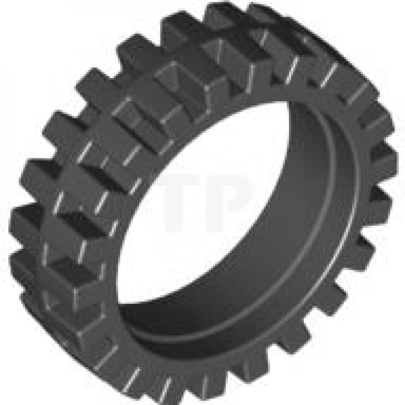 LEGO&reg; 4541455 - 61254b - Tire 23mm D. x 7mm Matching Tread - Band Around Center of Tread