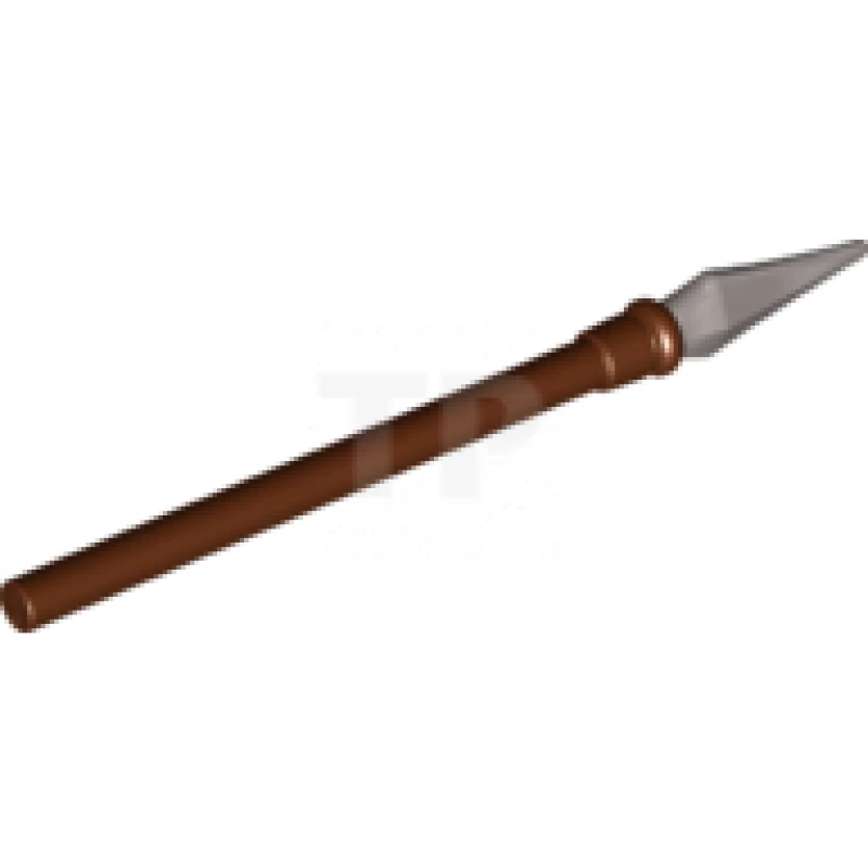 LEGO&reg; 6199199 - 90391pb03 - Minifig, Weapon Pike / Spear Elaborate with Flat Silver Tip
